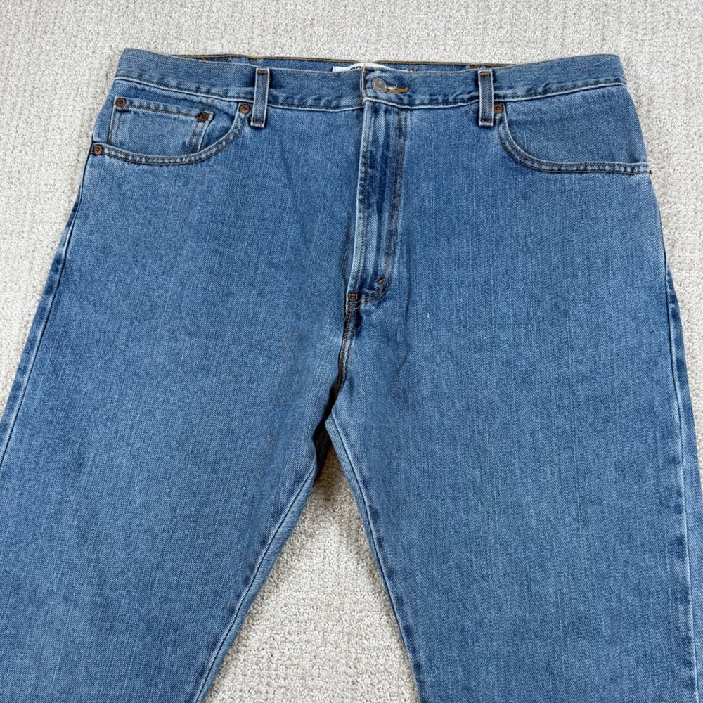 Levi's 517 Mens 38x32 Bootcut Denim Blue Jeans Western Workwear Y2K
